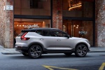 2019 Volvo XC40 T5 R-Design AWD in Crystal White Metallic - Driving Right Side View